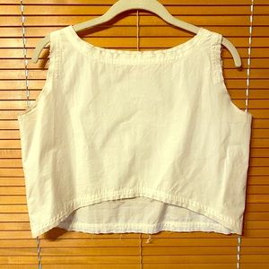 Organic by John Patrick raw hem blouse